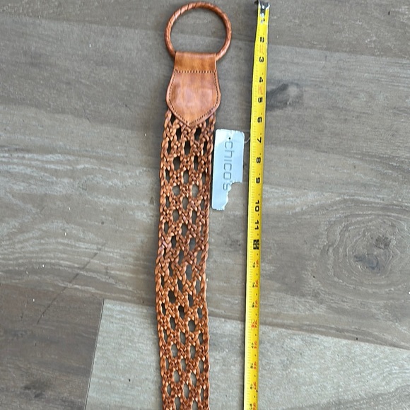 Chico's Brown Woven Leather Belt - Picture 11 of 12